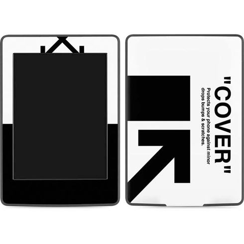 Black and White Arrows Amazon Kindle Skin