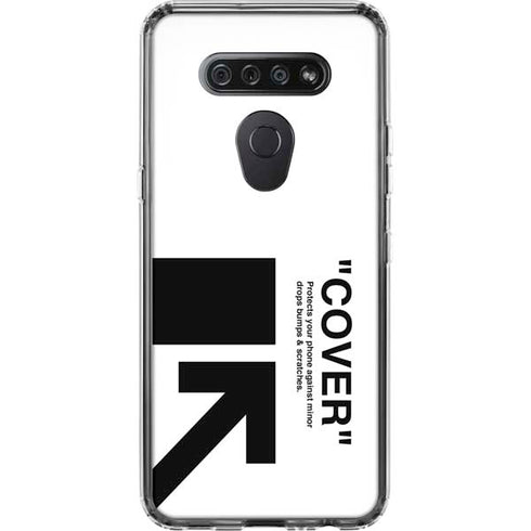 Black and White Arrows LG K51/Q51 Clear Case