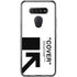 Black and White Arrows LG K51/Q51 Clear Case