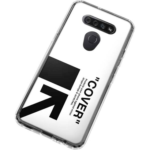 Black and White Arrows LG K51/Q51 Clear Case