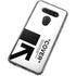 Black and White Arrows LG K51/Q51 Clear Case