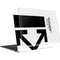 Black and White Arrows MacBook Air 13in M1 (2021) Case plus Skin