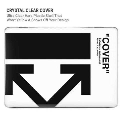 Black and White Arrows MacBook Air 13in M1 (2021) Case plus Skin