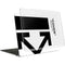 Black and White Arrows MacBook Air 15in (2023-2025) Case plus Skin