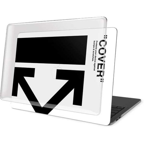 Black and White Arrows MacBook Pro 15in (2016-19) Case plus Skin