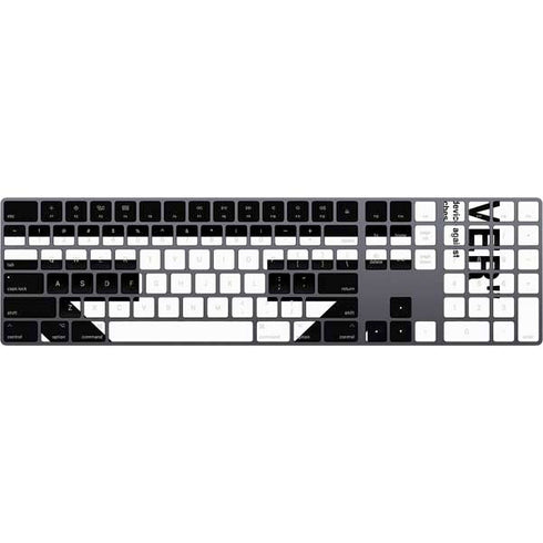 Black and White Arrows Magic Keyboard with Numeric Keypad Skin