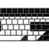 Black and White Arrows Magic Keyboard with Numeric Keypad Skin