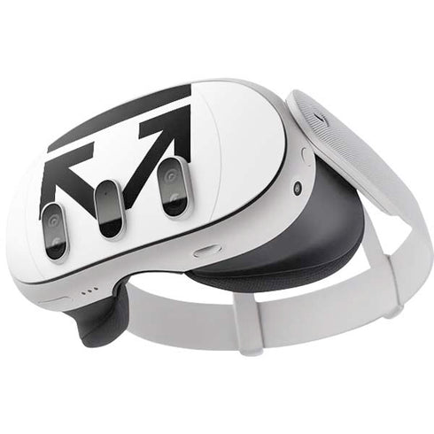 Black and White Arrows Meta Quest 3 Skin