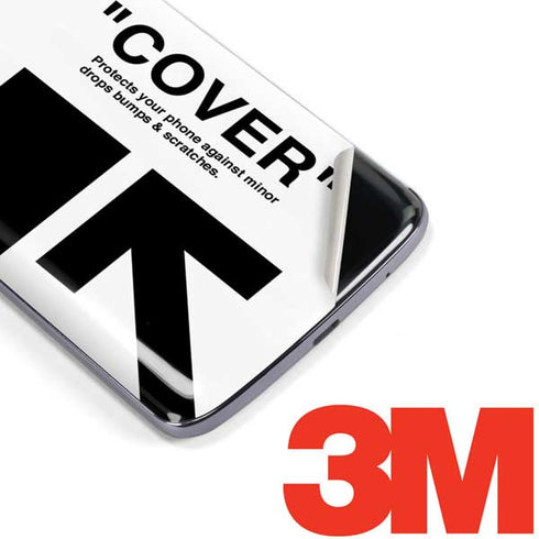 Black and White Arrows Moto E5 Plus Skin
