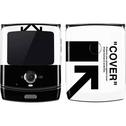 Black and White Arrows Motorola RAZR Skin