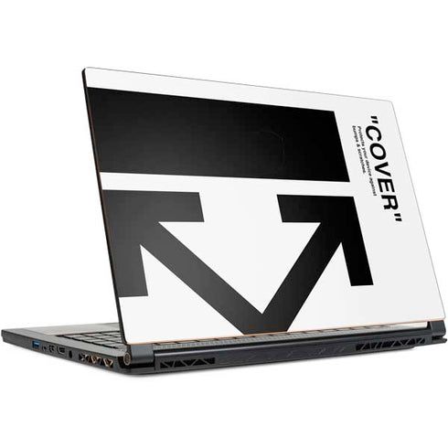 Black and White Arrows MSI GS65 Stealth Laptop Skin
