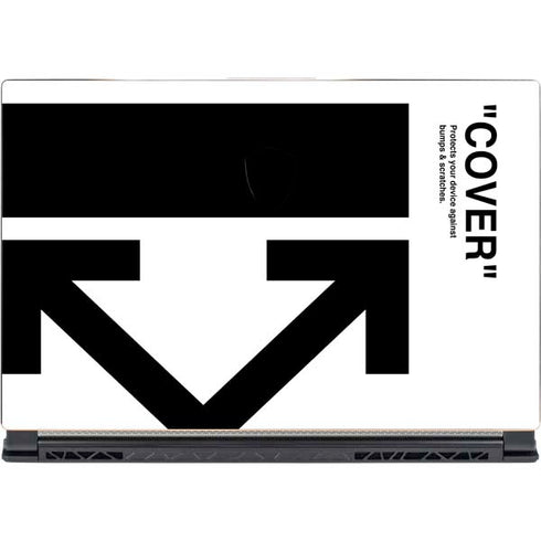 Black and White Arrows MSI GS65 Stealth Laptop Skin