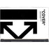 Black and White Arrows MSI GS65 Stealth Laptop Skin