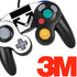 Black and White Arrows Nintendo GameCube Controller Skin