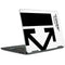Black and White Arrows Notebook 9 Pro 13in (2017) Skin