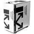 Black and White Arrows NZXT H510 Compact ATX Mid-Tower Case Skin