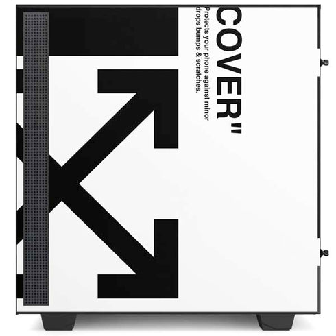 Black and White Arrows NZXT H510 Compact ATX Mid-Tower Case Skin