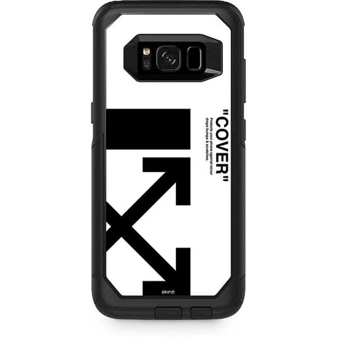 Black and White Arrows Otterbox Commuter Galaxy Skin