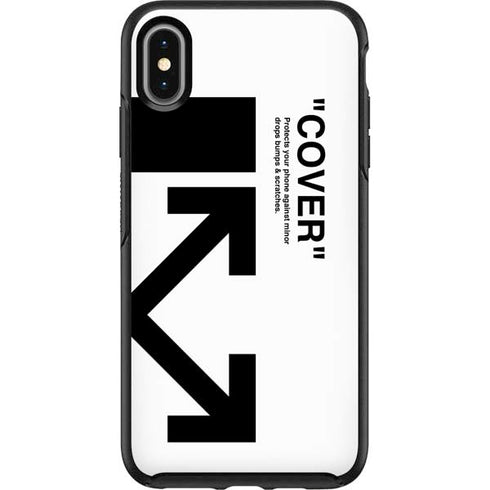 Black and White Arrows Otterbox Symmetry iPhone Skin
