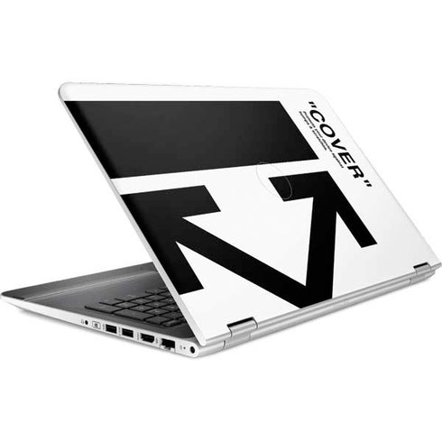 Black and White Arrows HP Pavilion Skin