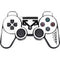 Black and White Arrows PS3 Dual Shock wireless controller Skin