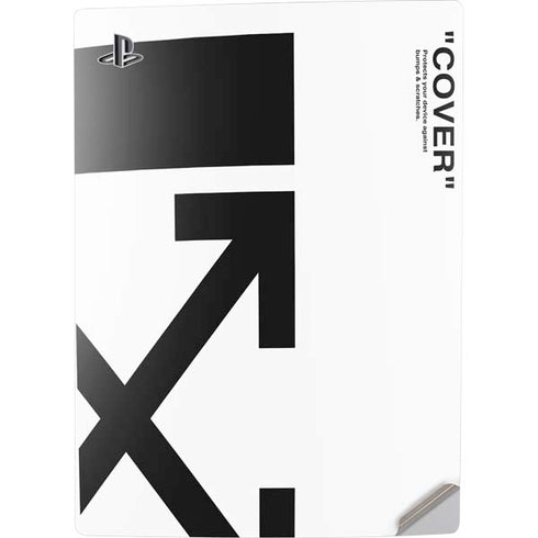Black and White Arrows PS5 Digital Edition Console Skin