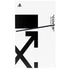 Black and White Arrows PS5 Slim Digital Edition Console Skin