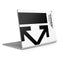 Black and White Arrows Surface Book 2 13.5in Skin
