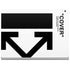 Black and White Arrows Surface Book 2 13.5in Skin