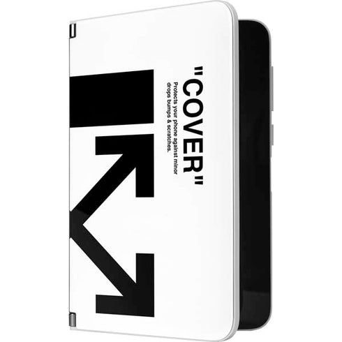 Black and White Arrows Surface Duo Skin