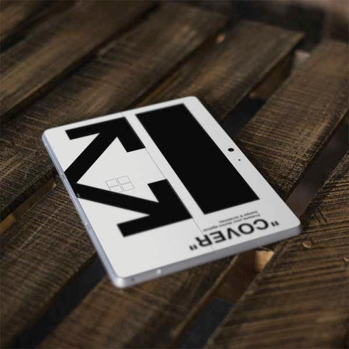 Black and White Arrows Surface Go Skin
