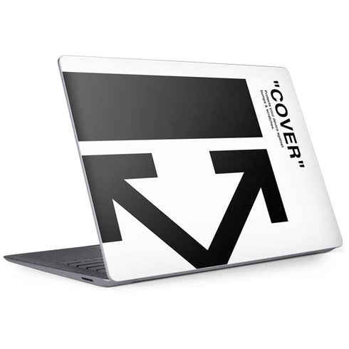 Black and White Arrows Surface Laptop 3 13.5in Skin