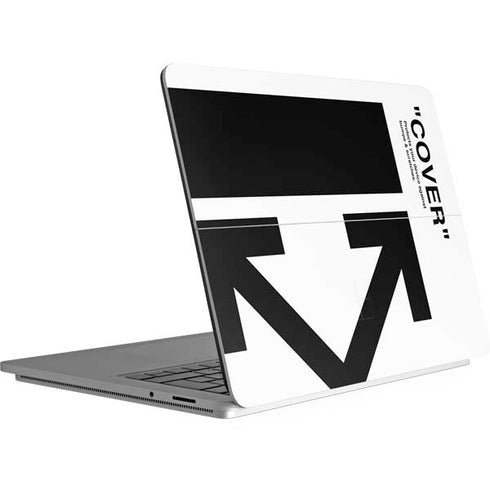 Black and White Arrows Surface Laptop Studio Skin