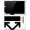 Black and White Arrows Surface Pro 4 Skin