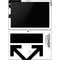 Black and White Arrows Surface Pro 6 Skin