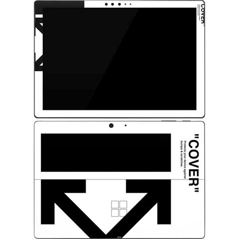 Black and White Arrows Surface Pro 7 Skin