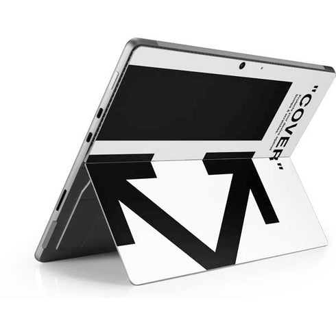 Black and White Arrows Surface Pro 8 Skin