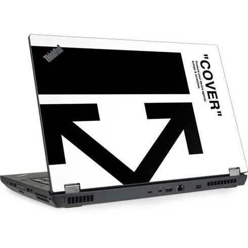 Black and White Arrows Lenovo ThinkPad Skin