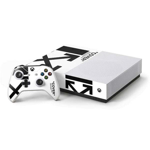 Black and White Arrows Xbox One S All-Digital Edition Bundle Skin