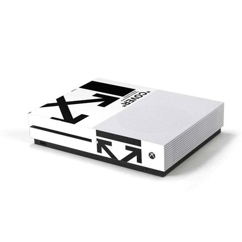 Black and White Arrows Xbox One S Console Skin