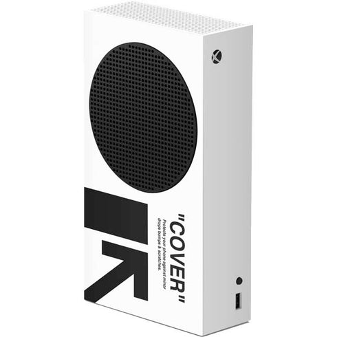 Black and White Arrows Xbox Series S Console Skin