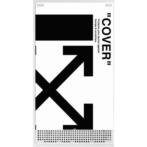 Black and White Arrows Xbox Series S Console Skin