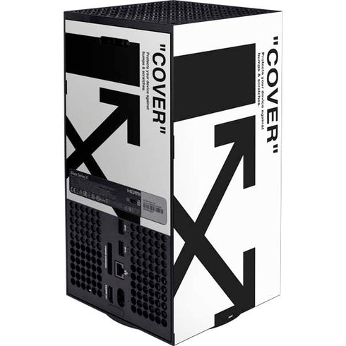 Black and White Arrows Xbox Series X Bundle Skin