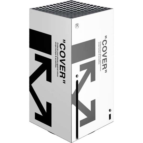 Black and White Arrows Xbox Series X Console Skin