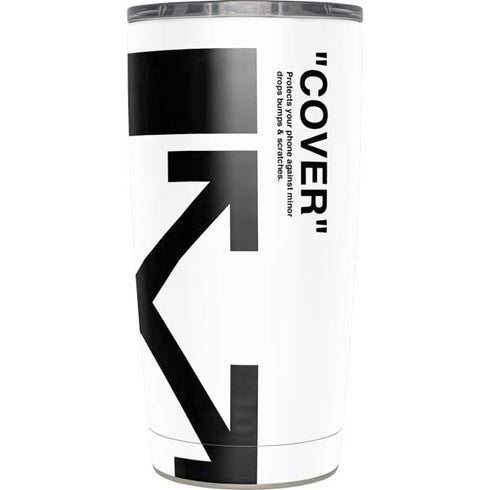 Black and White Arrows Yeti 20oz Tumbler Skin