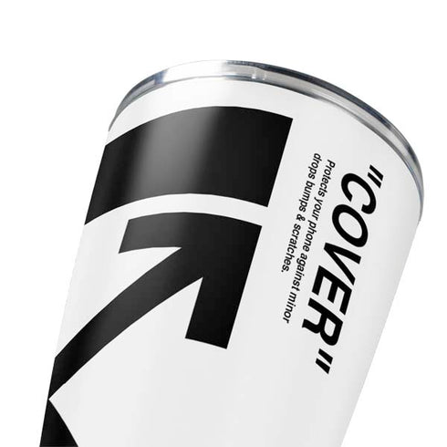 Black and White Arrows Yeti 20oz Tumbler Skin