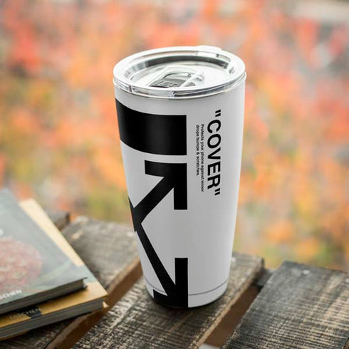Black and White Arrows Yeti 20oz Tumbler Skin