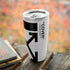 Black and White Arrows Yeti 20oz Tumbler Skin