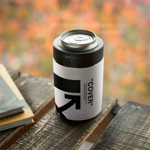 Black and White Arrows Yeti Colster Can Insulator Skin