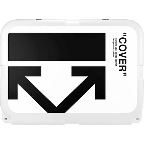 Black and White Arrows YETI Tundra 35 Hard Cooler Skin